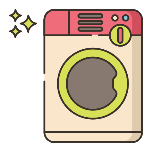 洗濯機 Flaticons Lineal Color icon