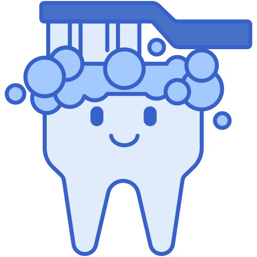 lavando los dientes Flaticons Lineal Color icono