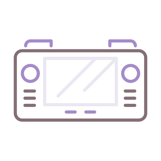 Handheld console Flaticons Lineal Color icon