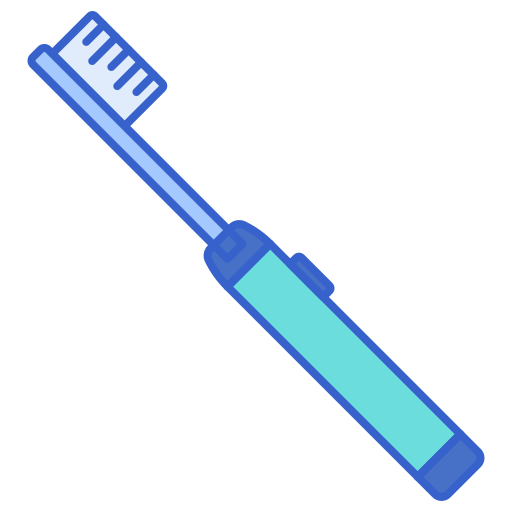 escova de dentes elétrica Flaticons Lineal Color Ícone