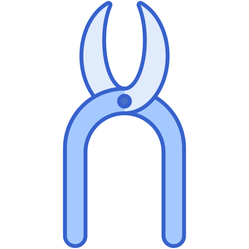 fórceps Flaticons Lineal Color icono