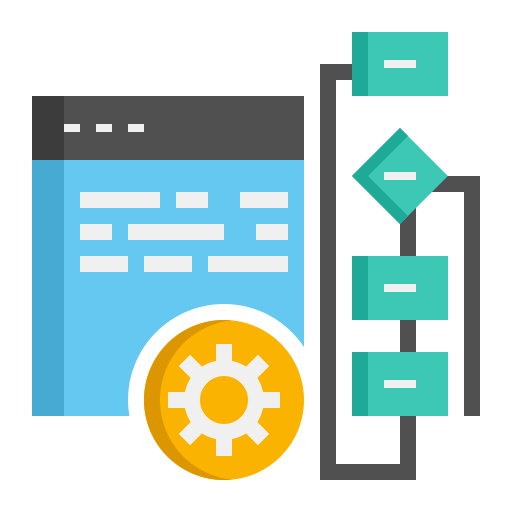 algorithmes Flaticons Flat Icône