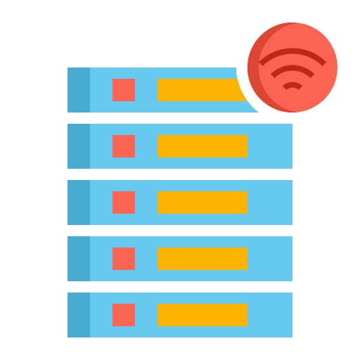 Data center Flaticons Flat icon