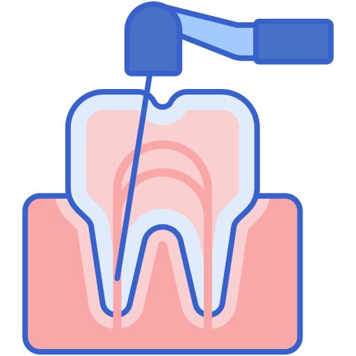 歯根管 Flaticons Lineal Color icon