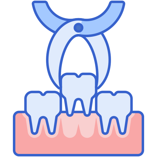 pinze per denti Flaticons Lineal Color icona