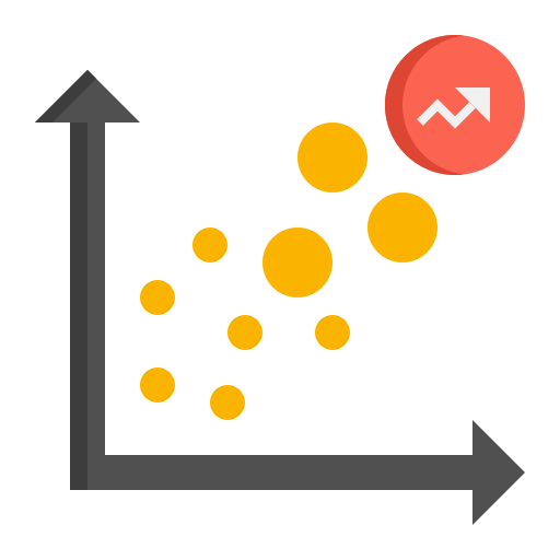 Scatter plot Flaticons Flat icon