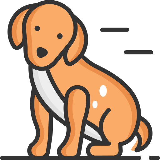 Собака SBTS2018 Lineal Color иконка