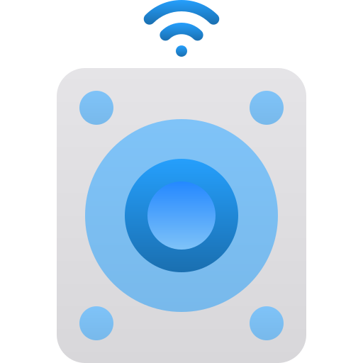 audio-luidspreker Generic Flat Gradient icoon