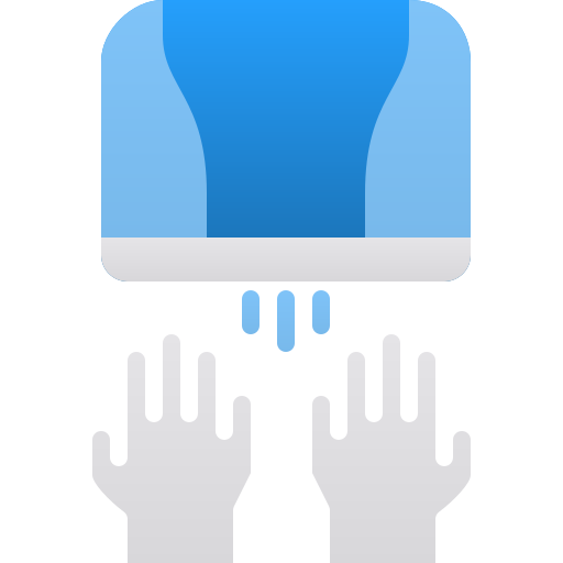 Hand dryer Generic Flat Gradient icon