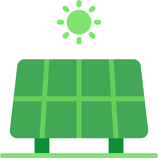 panel solar Berkahicon Flat icono