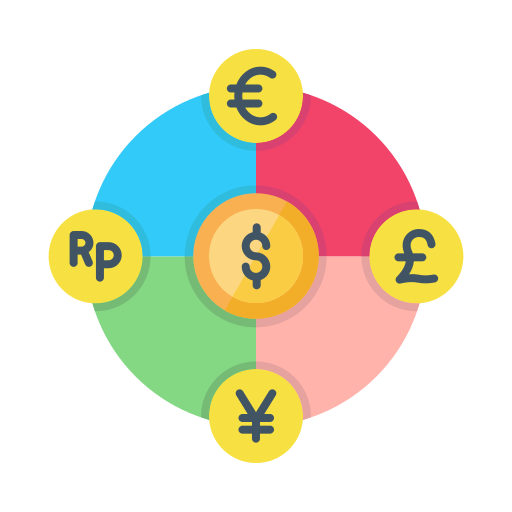 simbolo di valuta Generic Flat icona