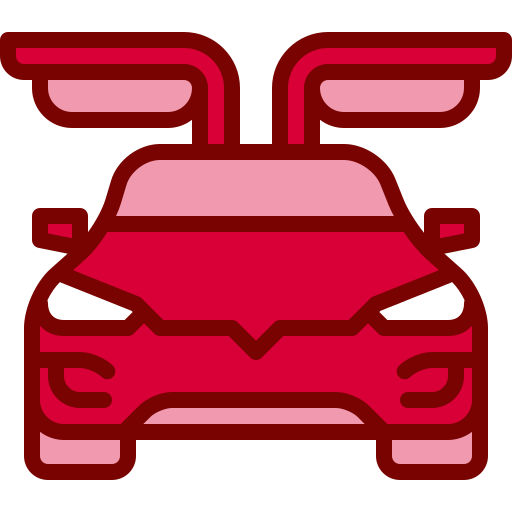 portiera dell'automobile Berkahicon Lineal Color icona