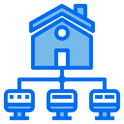 casa Payungkead Blue Ícone