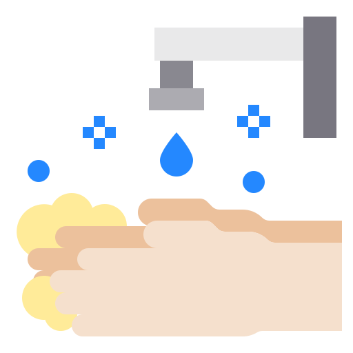 Washing hands Payungkead Flat icon