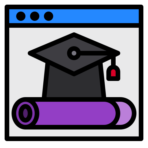 졸업하다 Payungkead Lineal Color icon