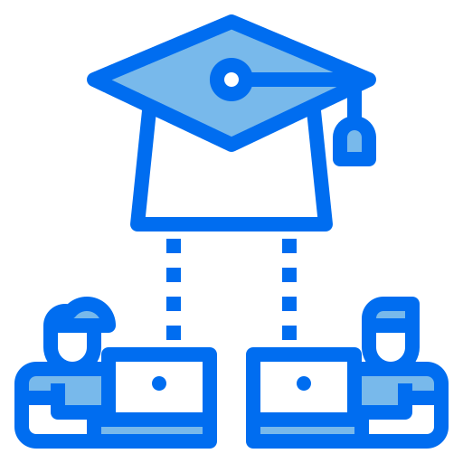 e-learning Payungkead Blue ikona