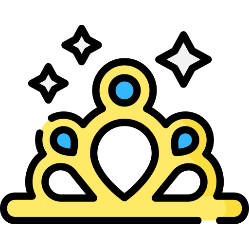 tiara Special Lineal color icono