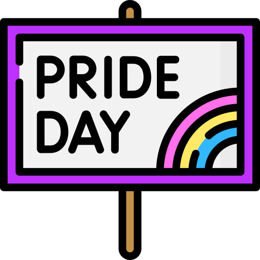 pride dag Special Lineal color icoon