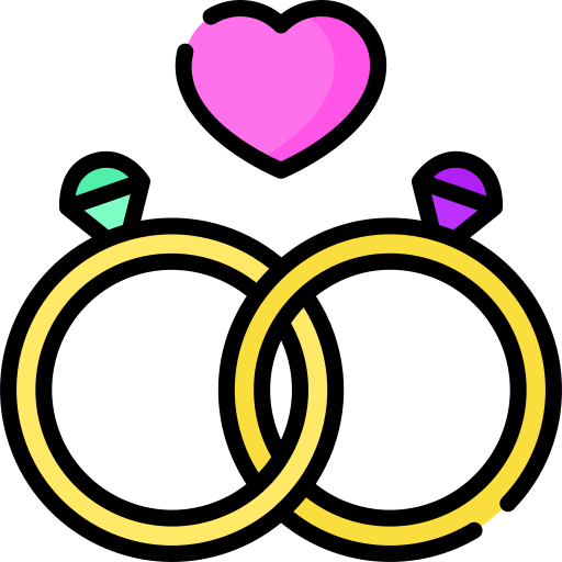 Свадебные кольца Special Lineal color иконка