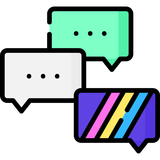 burbuja de diálogo Special Lineal color icono