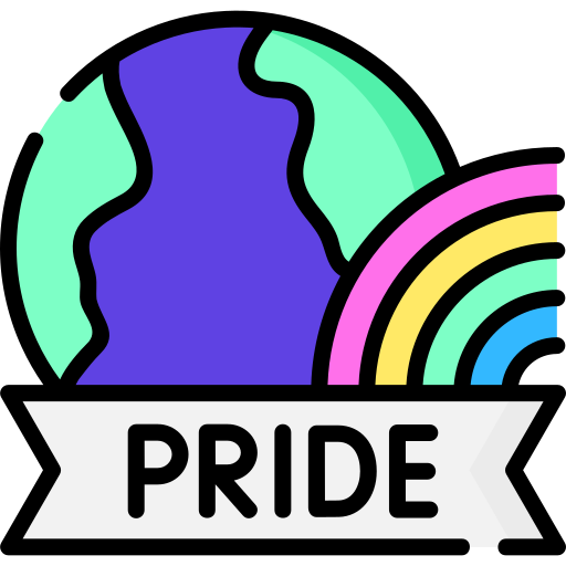 día mundial del orgullo Special Lineal color icono