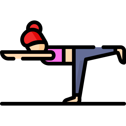 pose de ioga Special Lineal color Ícone