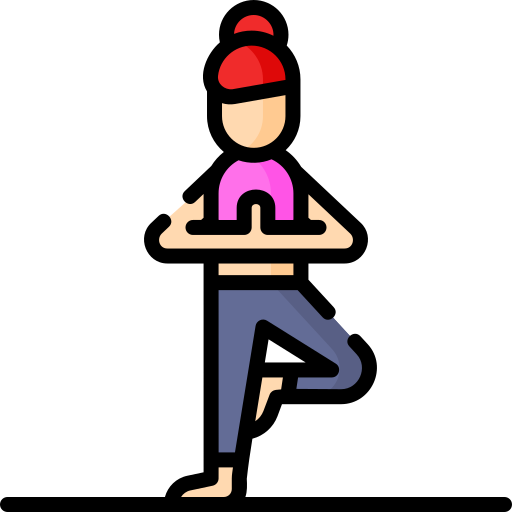 pose de yoga Special Lineal color icono