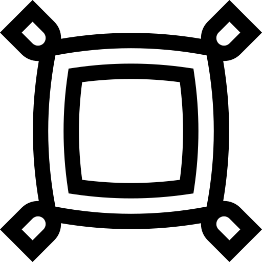 방석 Basic Straight Lineal icon