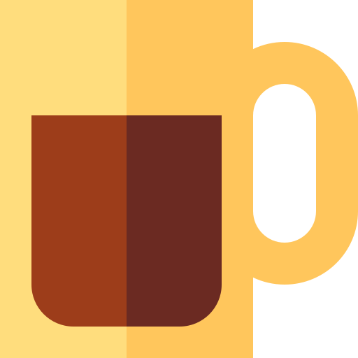 Mug Basic Straight Flat icon