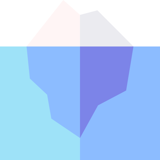 góra lodowa Basic Straight Flat ikona