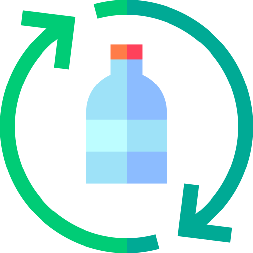 Утилизация отходов Basic Straight Flat иконка