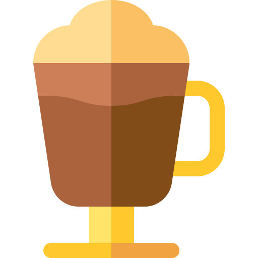 Irish coffee Basic Rounded Flat icon