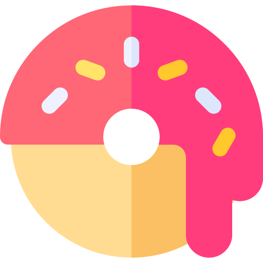 donut Basic Rounded Flat icoon