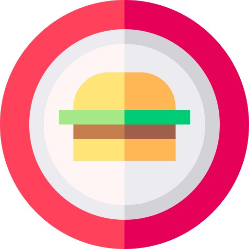 fast food Basic Straight Flat icoon