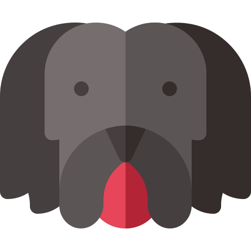 Dog Basic Rounded Flat icon