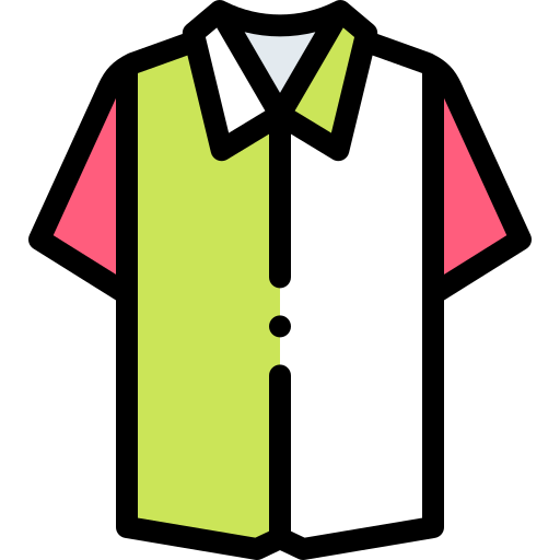 Shirt Detailed Rounded Lineal color icon