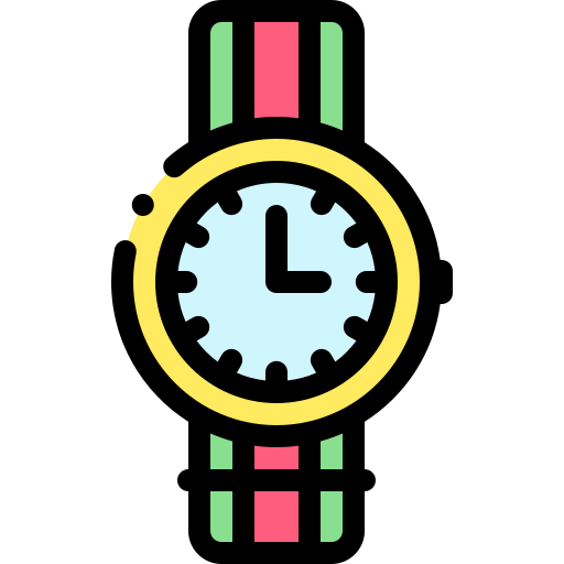 Watch Detailed Rounded Lineal color icon