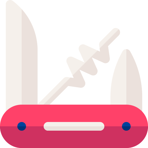 nóż kieszonkowy Basic Rounded Flat ikona