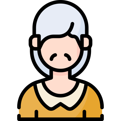 Old woman Special Lineal color icon
