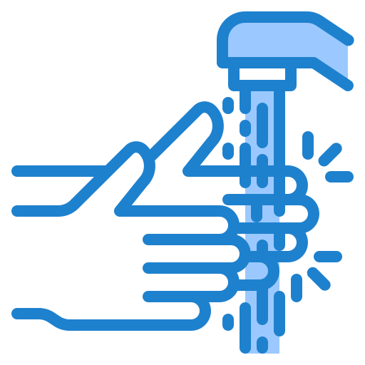 Handwash srip Blue icon