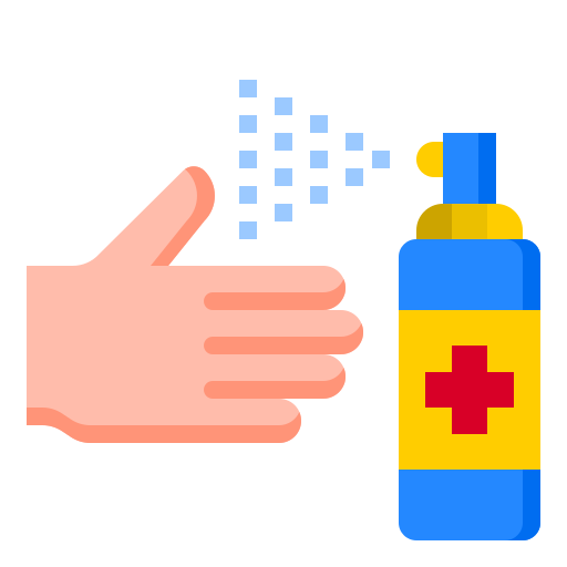 Handwash srip Flat icon