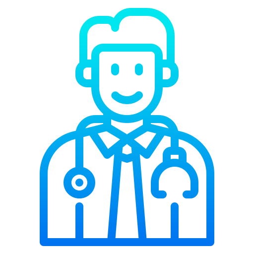 medico srip Gradient icona