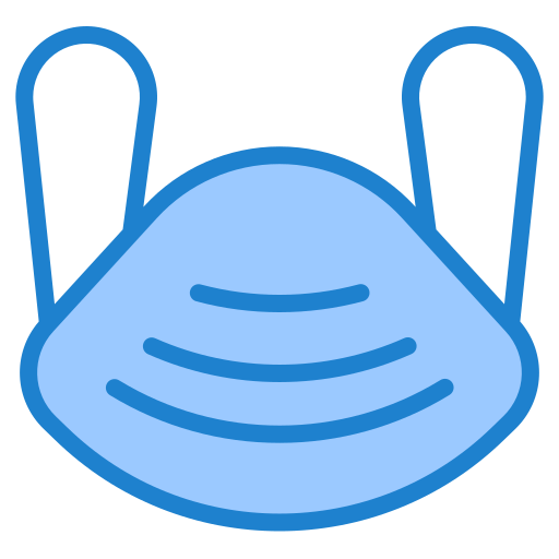 Mask srip Blue icon