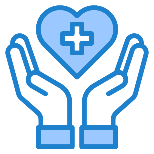 Healthcare srip Blue icon