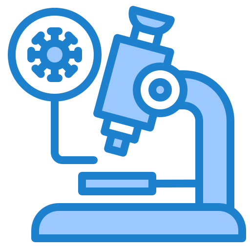 Laboratory srip Blue icon