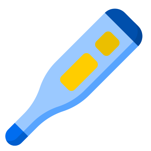 thermometer srip Flat icon