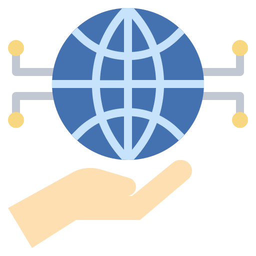 インターネット Surang Flat icon