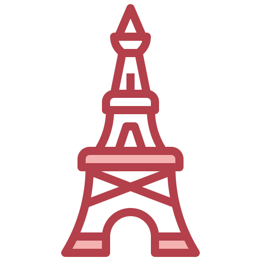 Эйфелева башня Surang Red иконка