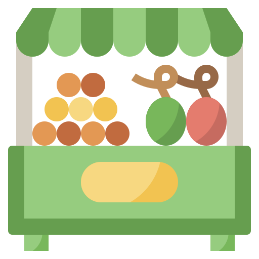 Овощной магазин Surang Flat иконка