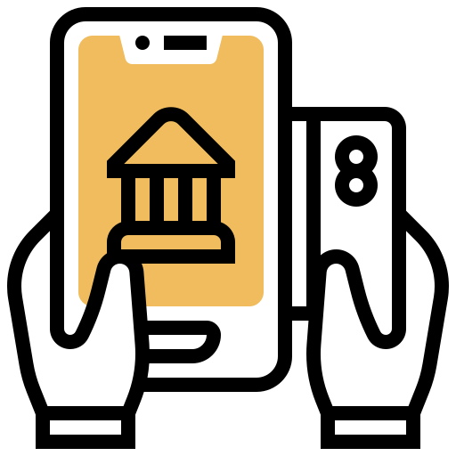 Online banking Meticulous Yellow shadow icon